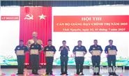 Tổ chức Hội thi cán bộ giảng dạy chính trị năm 2025